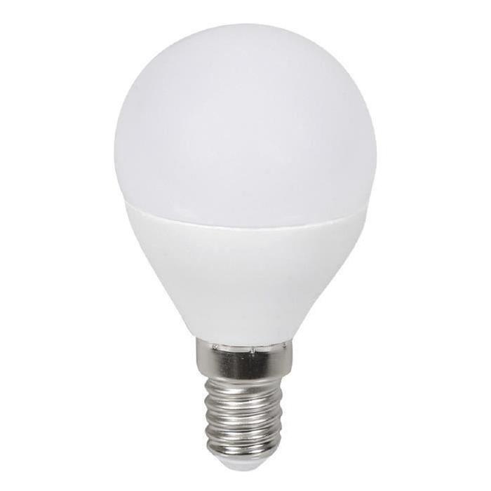 EXPERT LINE Lot de 2 ampoules LED E14 G45 3 W équivalent a 60 W blanc chaud