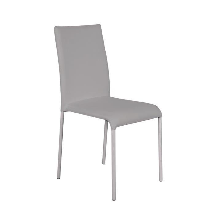 FINLANDEK Lot de 2 chaises de salle a manger en...