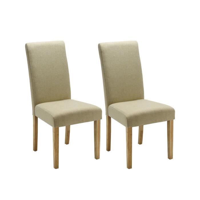 FINLANDEK Lot de 2 chaises de salle a manger en...