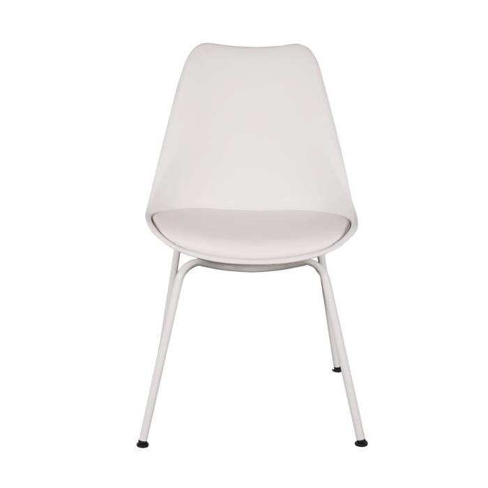 FINLANDEK Lot de 2 chaises de salle a manger en...