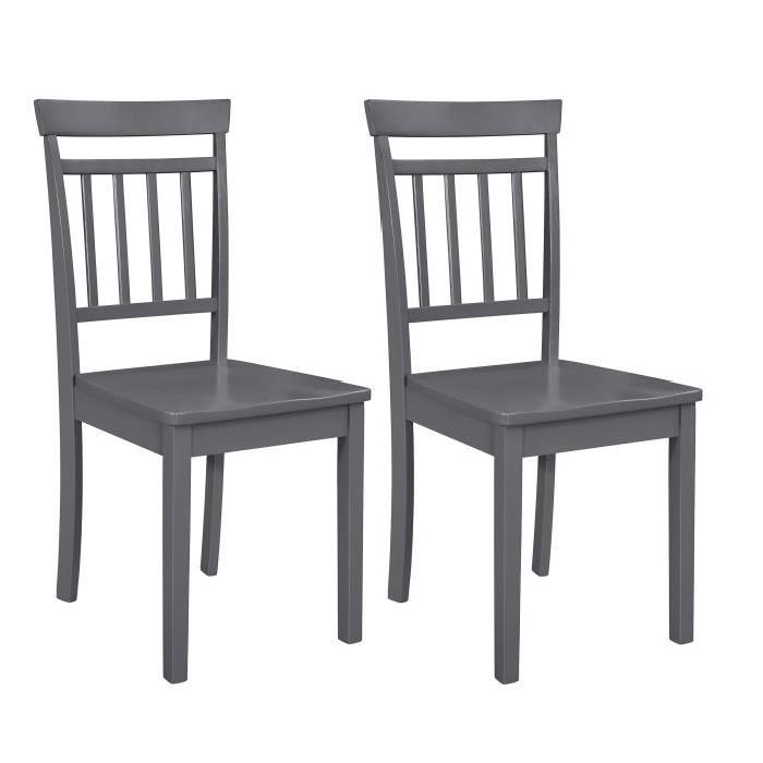 MISSOURI Lot de 2 chaises de salle a manger en ...