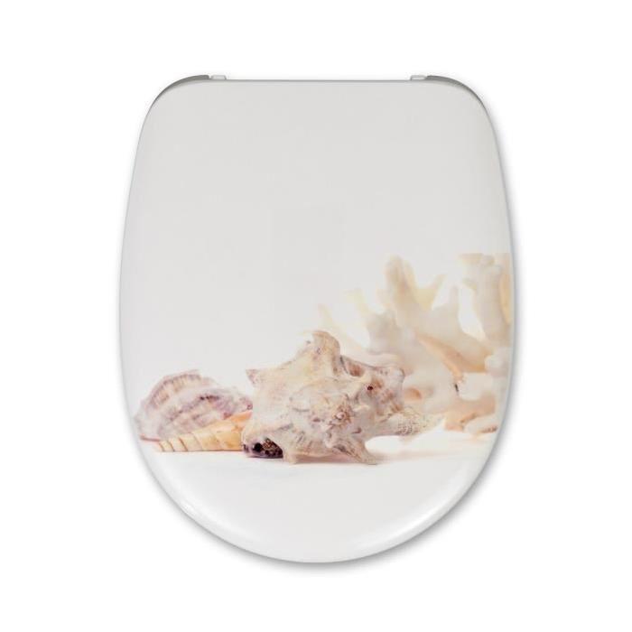 CEDO Abattant Malibu Beach Shell 46x38,3x4,9cm