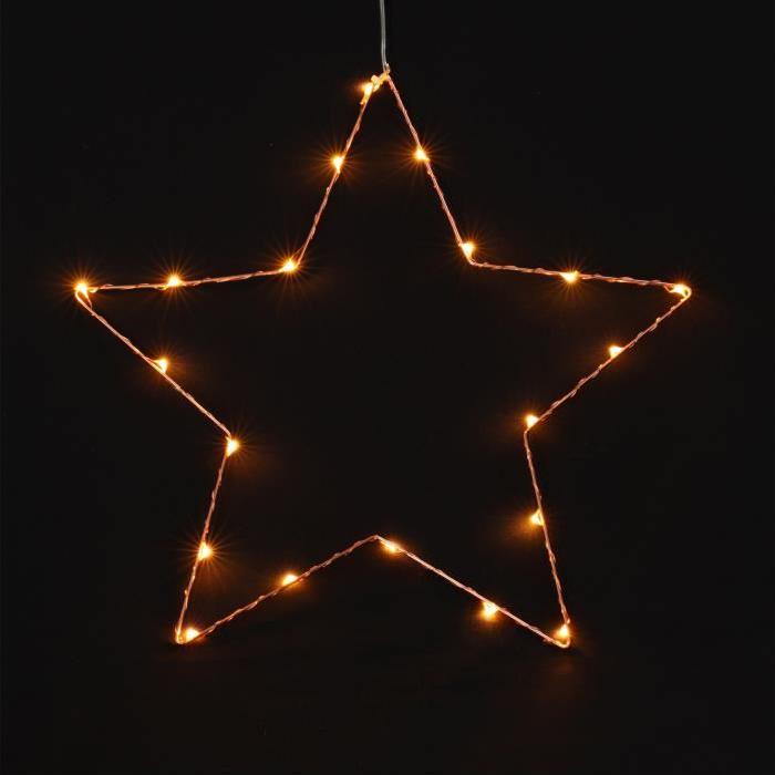 Étoile de Noël lumineuse extensible Ř 35x34 cm