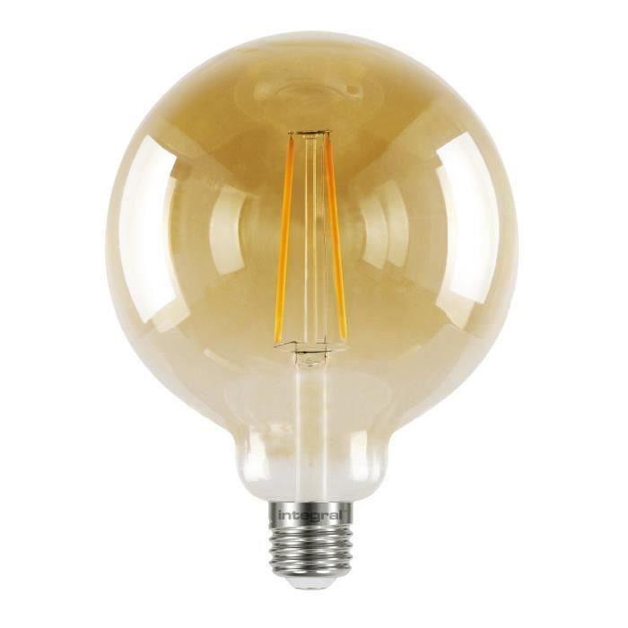 INTEGRAL LED Lot de 2 ampoules décoratives G125 E27 2,5 W équivalent a 40 W