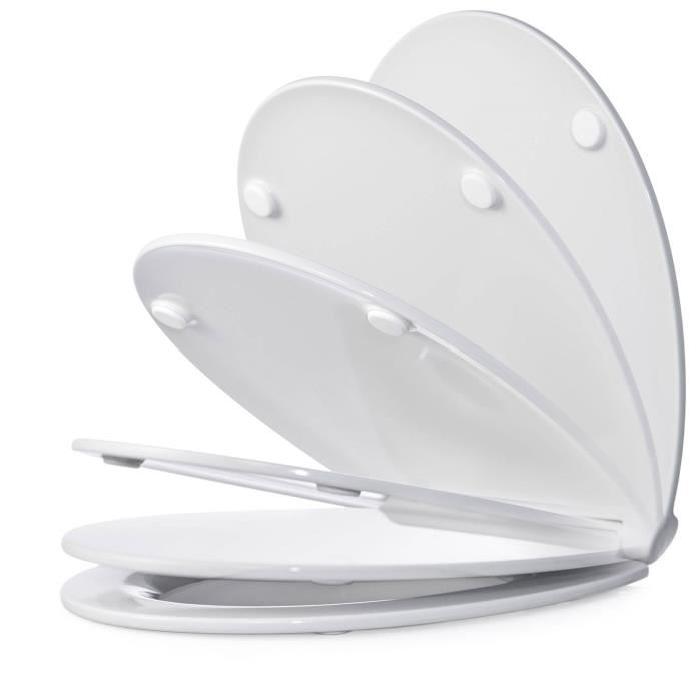 CEDO Abattant Slim blanc 46x38,3x4,9cm