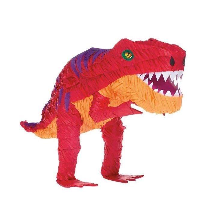 RIETHMULLER Pack Pinata Dinosaure T-Rex + Sachet de 48 Garnitures