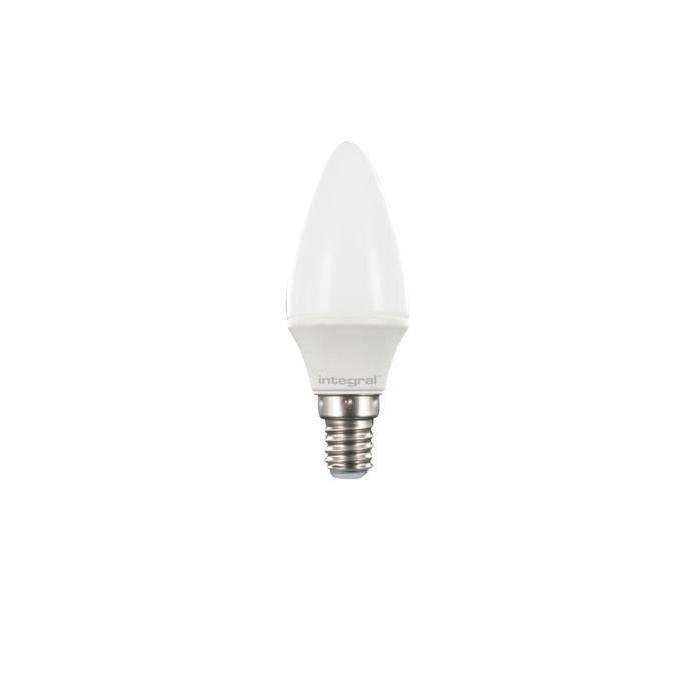 INTEGRAL LED Lot de 2 ampoules flamme E14 3,5 W équivalent a 25 W 2700 K 250 lm