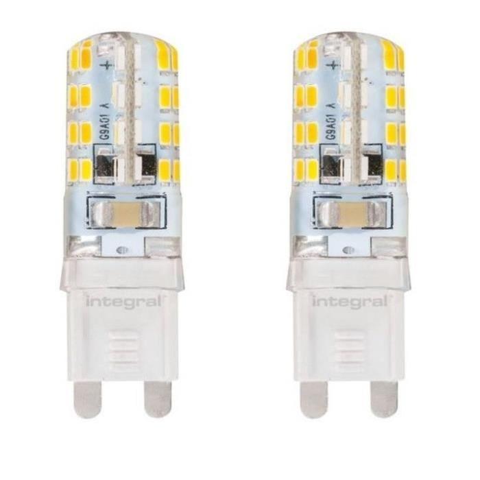 INTEGRAL LED Lot de 2 ampoules G9 2,5 W équivalent a 20 W 4000 K 180 lm