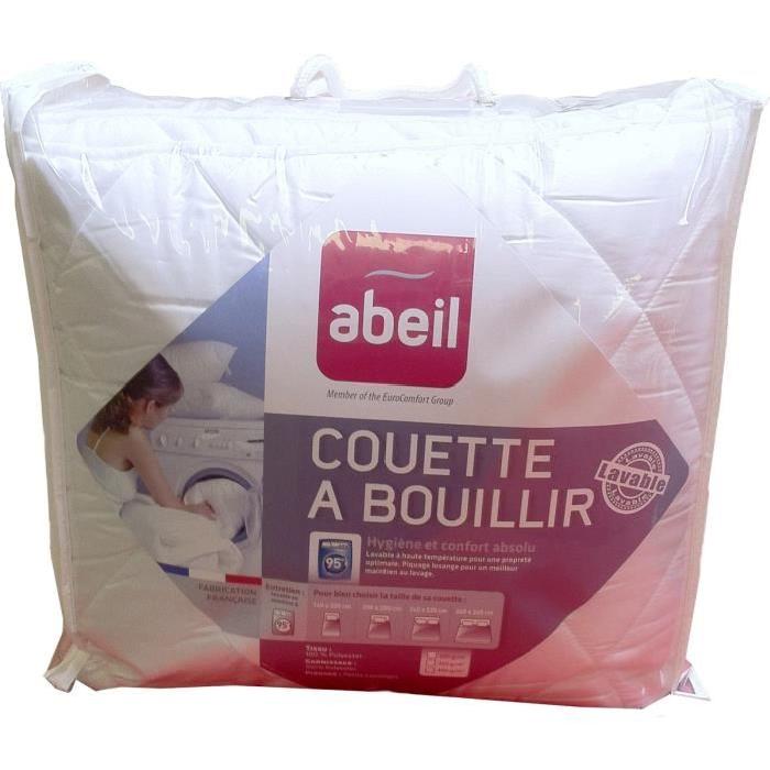 ABEIL Couette chaude a Bouillir 140x200 cm blanc