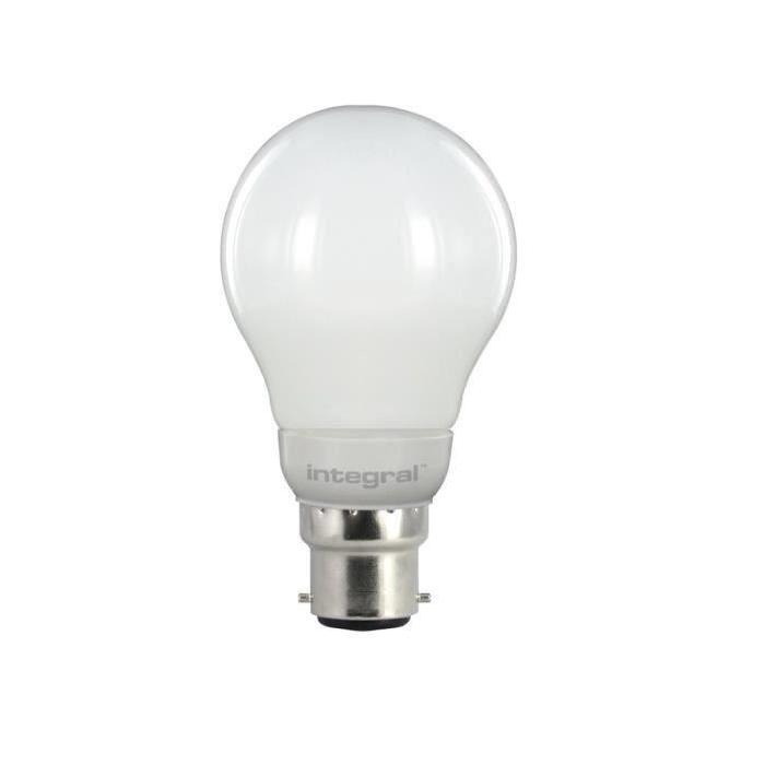 INTEGRAL LED Lot de 2 ampoules classic globe B22 5,5 W équivalent a 40 W 2700 K 470 lm