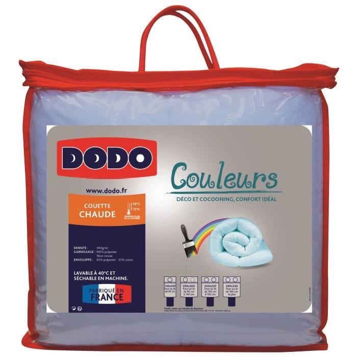 DODO Couette chaude 400gr/m˛ 220x240 cm bleu ciel