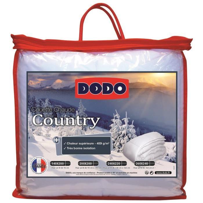 DODO Couette chaude 400gr/m˛ COUNTRY 140x200cm