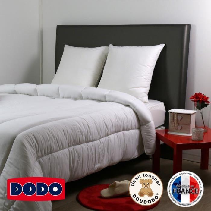 DODO Pack SUNSHINE - 1 couette 220x240 cm + 2 Oreillers 60x60 cm blanc