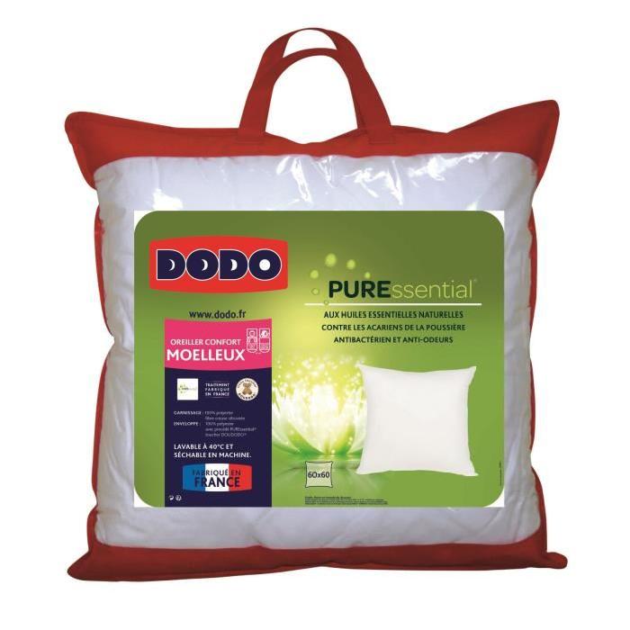 DODO Couette tempérée 350gr/m˛ PURESSENTIAL 200x200 cm blanc