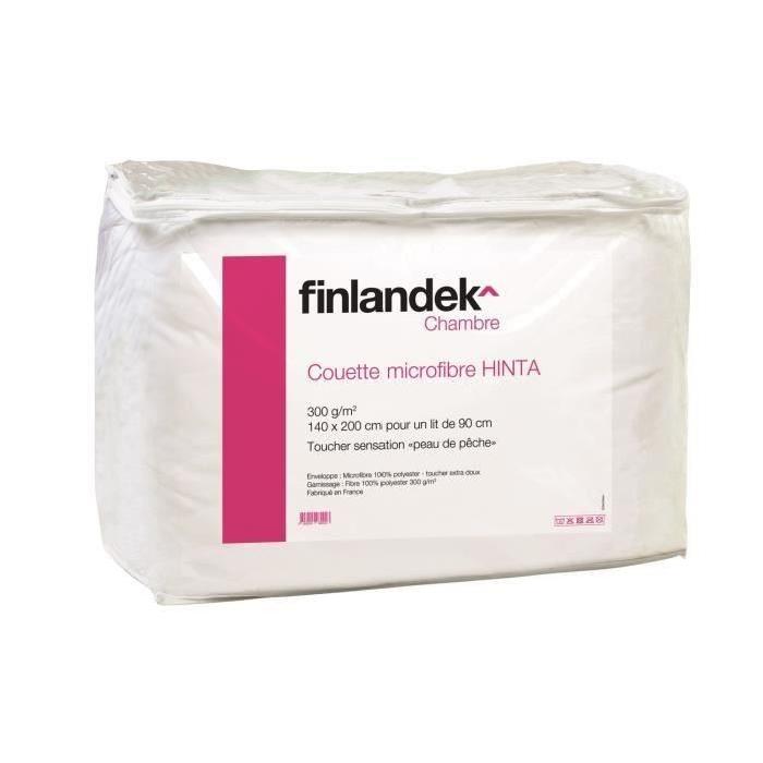 FINLANDEK Couette tempérée microfibre HINTA 140x200 cm blanc