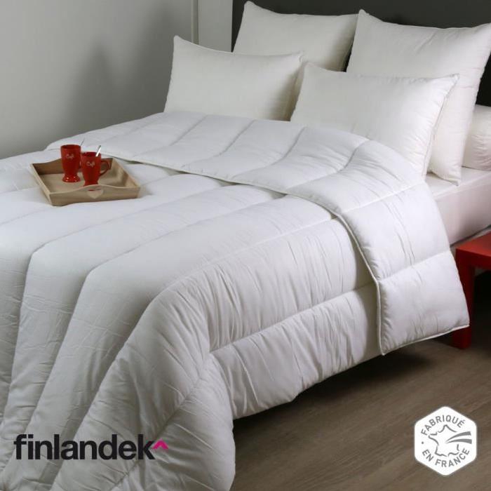 FINLANDEK Couette chaude anti-acariens et anti-tâches Taika 140x200 cm blanc