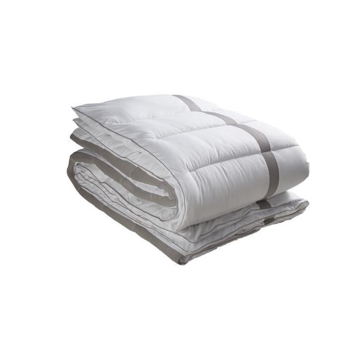 BULTEX Couette Eté 3D 140x200 cm blanc et gris