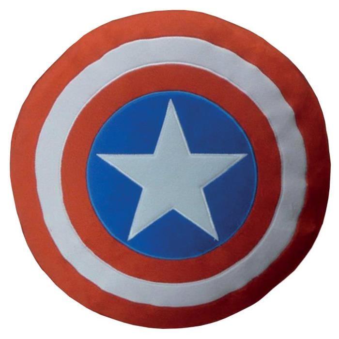 AVENGERS Coussin rond 3D Velboa ř 36 cm