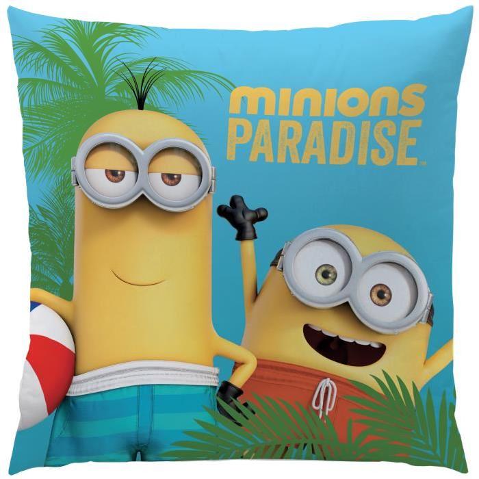 LES MINIONS PARADISE Coussin carré 40 x 40 cm