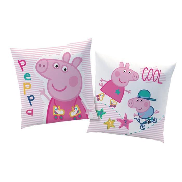 PEPPA PIG RECREATION Coussin carré 40 x 40 cm