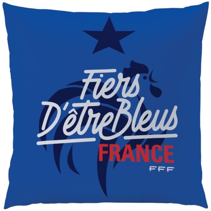 FFF NATION Coussin carré 40 x 40 cm