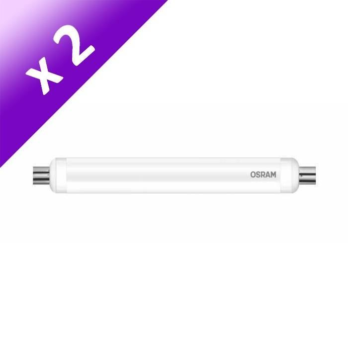 OSRAM Lot de 2 Tubes LED Linolite S19 9 W équivalent a 60 W blanc chaud