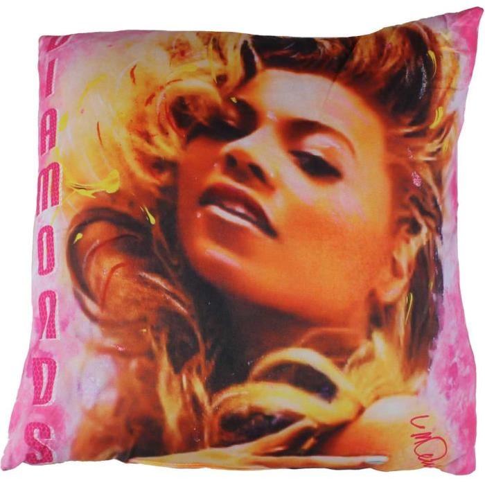 Coussin Microfibre Music Star BEYONCE 40x40 cm rose