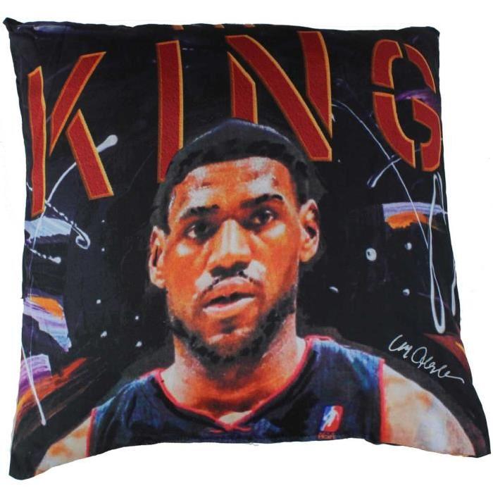 THE KING Coussin Microfibre 40x40 cm noir