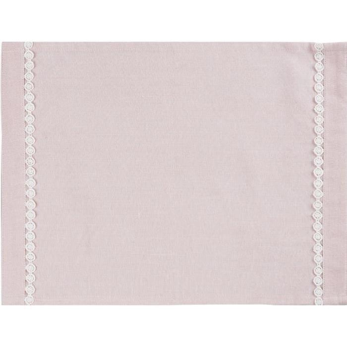 DEKOANDCO Set de table CHINNY BLUSH/LIN