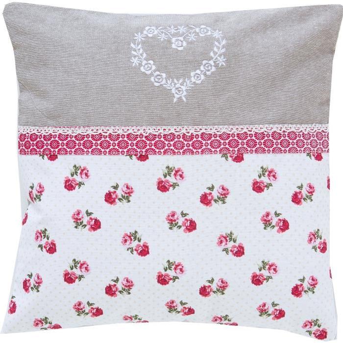 DEKOANDCO Coussin Rosa - 40x40