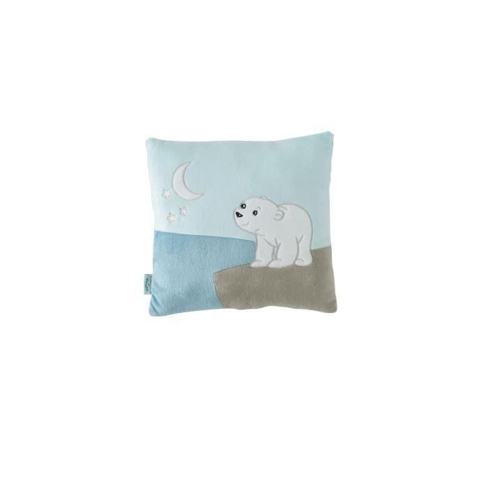 DOMIVA Coussin 30x30 cm FLOCON L'OURSON