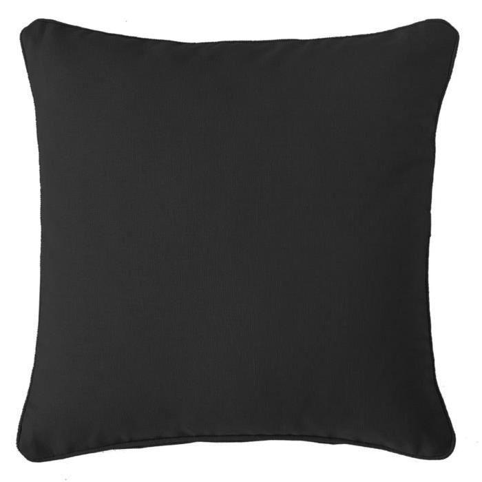 FINLANDEK Coussin uni Kajaani 40 cm noir