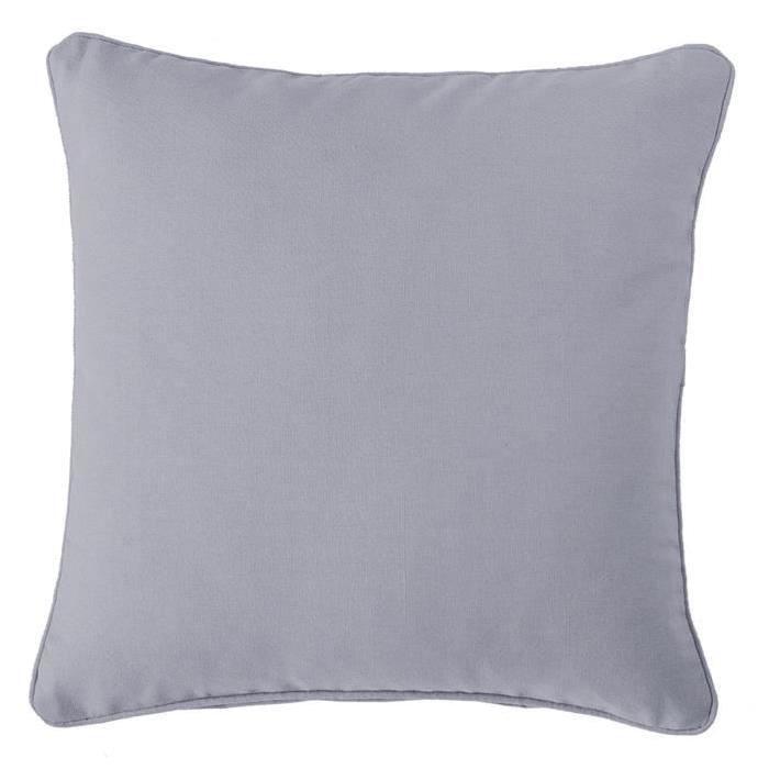 FINLANDEK Coussin uni Kajaani 40 cm gris