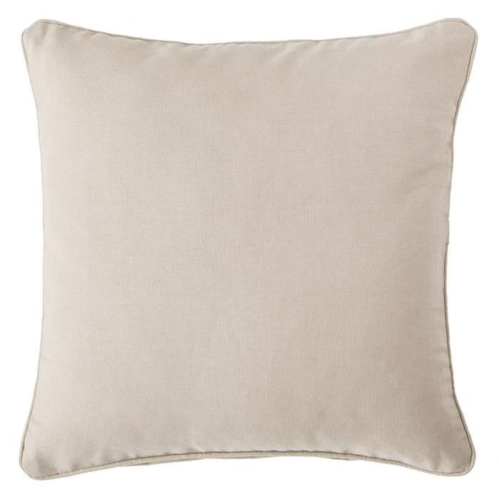 FINLANDEK Coussin uni Kajaani 40 cm ficelle