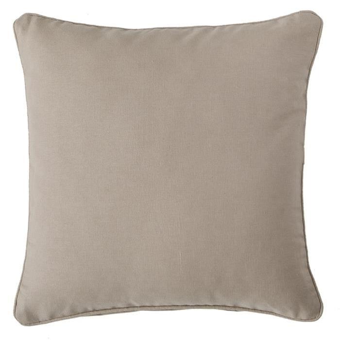 FINLANDEK Coussin uni Kajaani 40 cm taupe