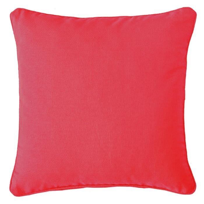 FINLANDEK Coussin uni Kajaani 40 cm rouge