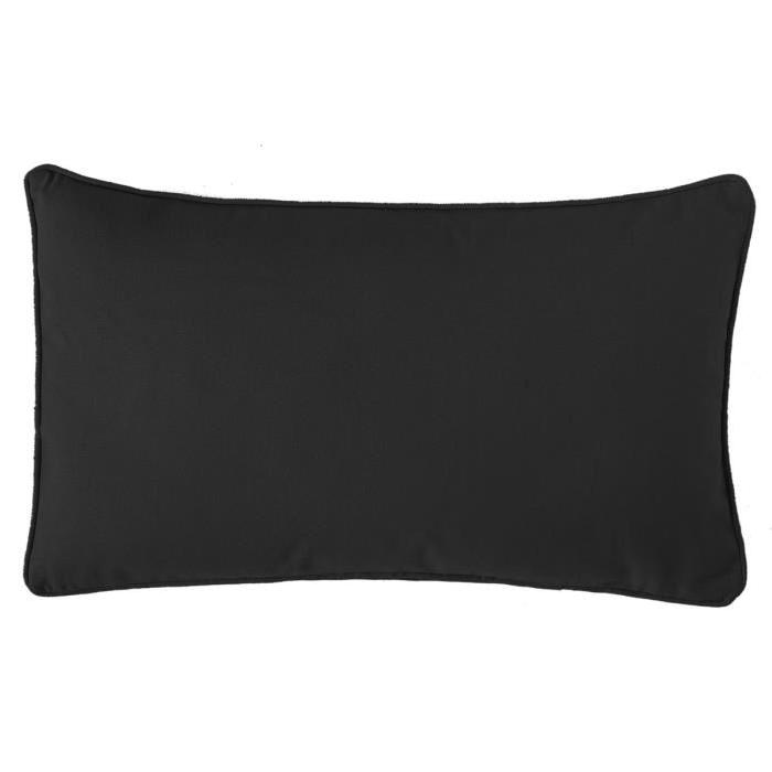 FINLANDEK Coussin uni Kajaani 30 cm noir