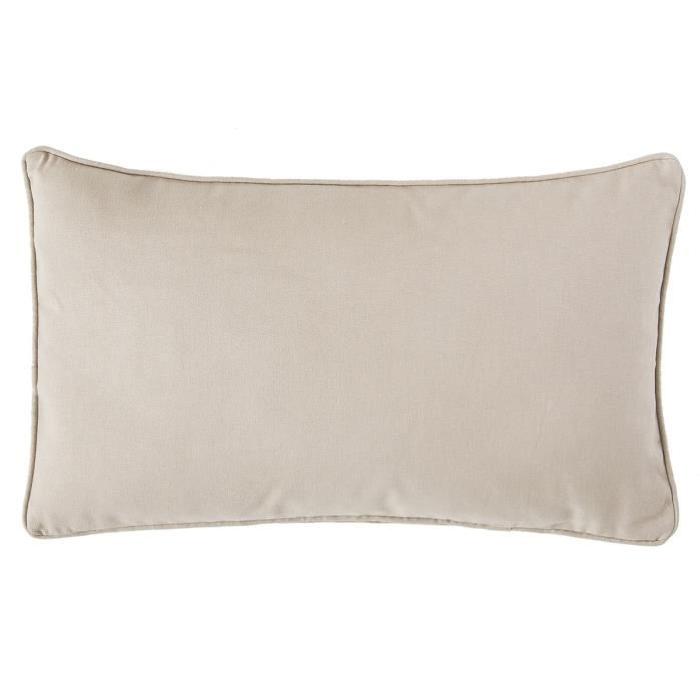 FINLANDEK Coussin uni Kajaani 30 cm ficelle