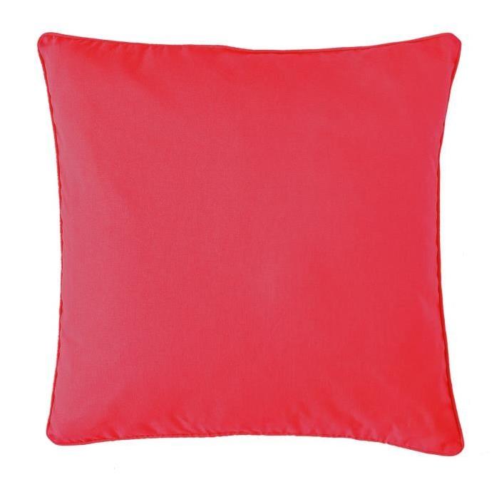 FINLANDEK Coussin uni Kajaani 60 cm rouge