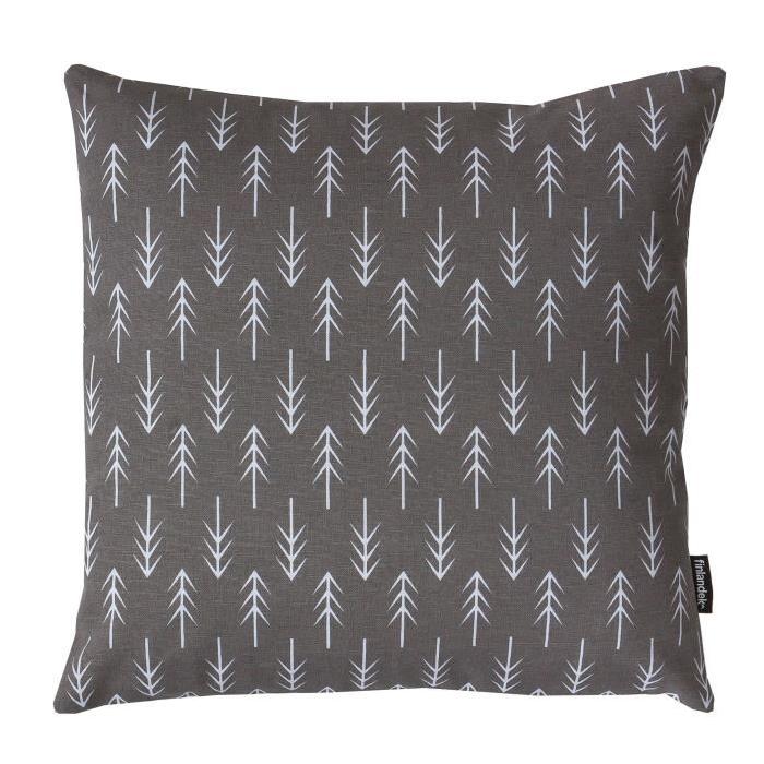 FINLANDEK Coussin imprimé fleches Kerava - Espoo 40 cm gris