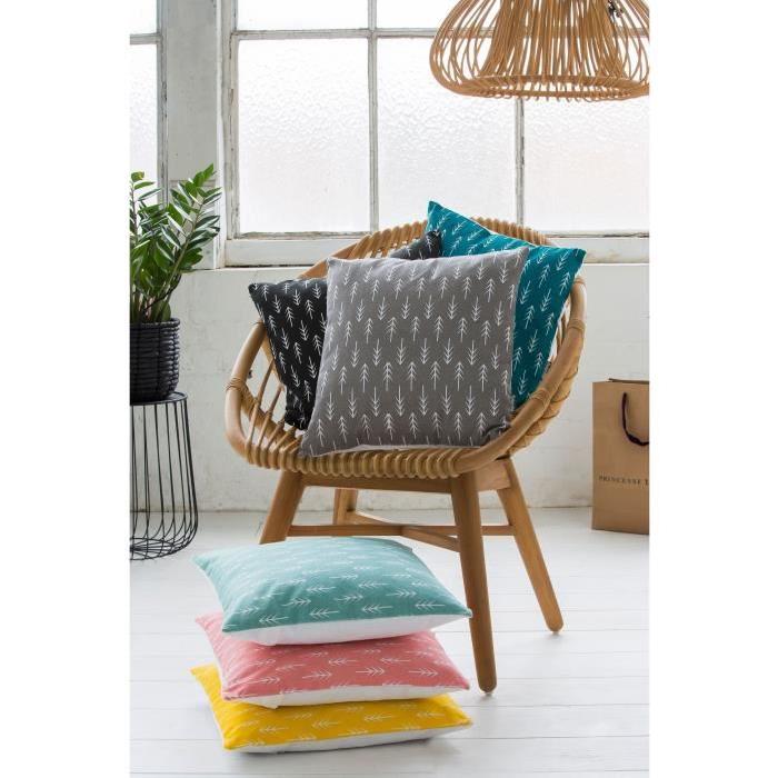 FINLANDEK Coussin imprimé fleches Kerava - Espoo 40 cm menthe