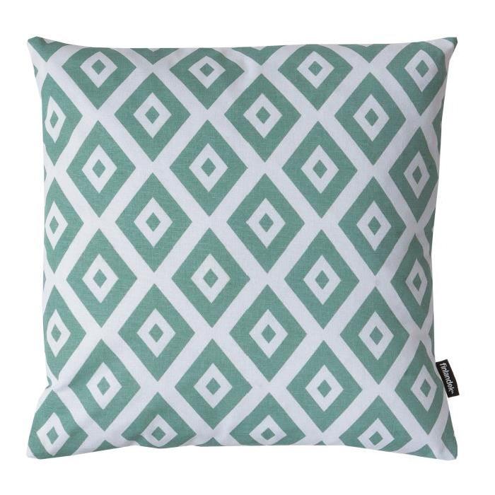 FINLANDEK Coussin imprimé losanges Kerava - Kemi 40 cm menthe