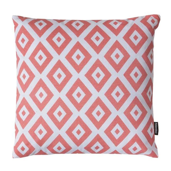 FINLANDEK Coussin imprimé losanges Kerava - Kemi 40 cm blush