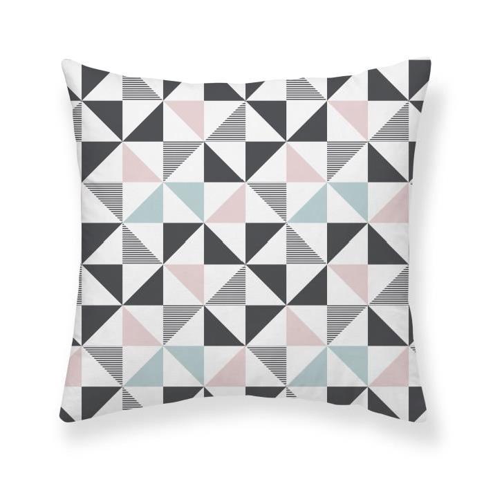 FINLANDEK Coussin AINIKKI 40x40 cm rose et gris