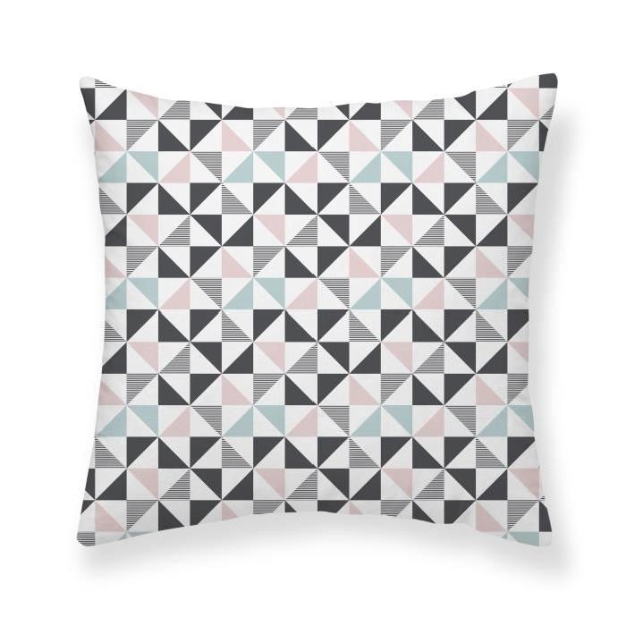 FINLANDEK Coussin AINIKKI 60x60 cm rose et gris