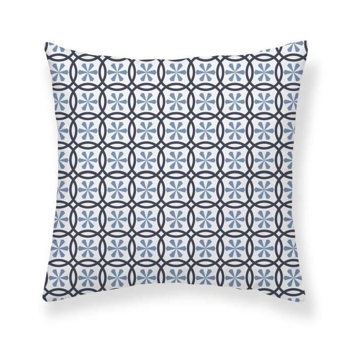 FINLANDEK Coussin ANJA 40x40 cm bleu et gris