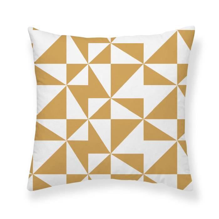 FINLANDEK Coussin ALAJARVI 40x40 cm jaune moutarde