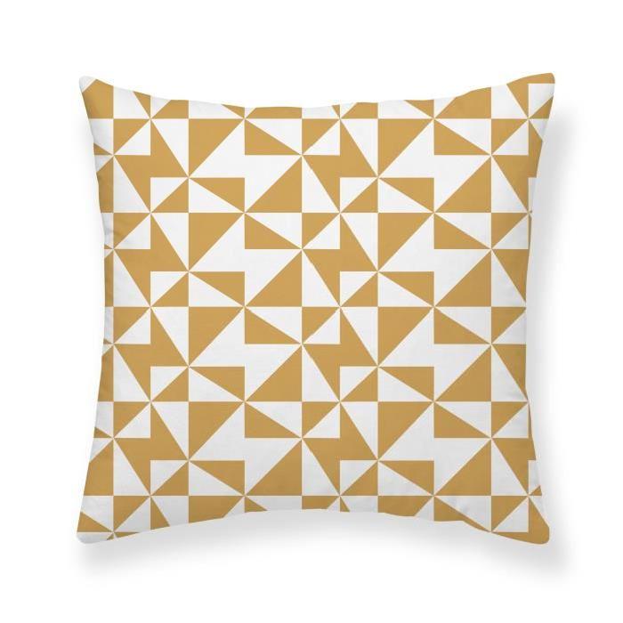 FINLANDEK Coussin ALAJARVI 60x60 cm jaune moutarde