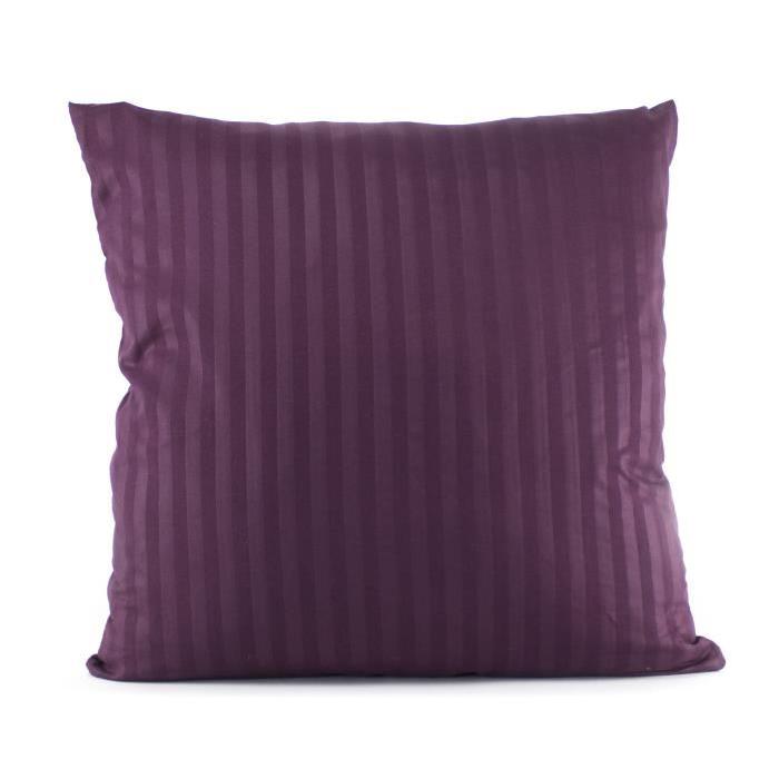 PAVILLON INTERIEUR Coussin Cassiopee 45x45 cm prune