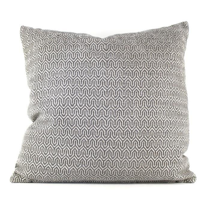 MARLENE BACKER Coussin déhoussable Erine 45x45 cm gris